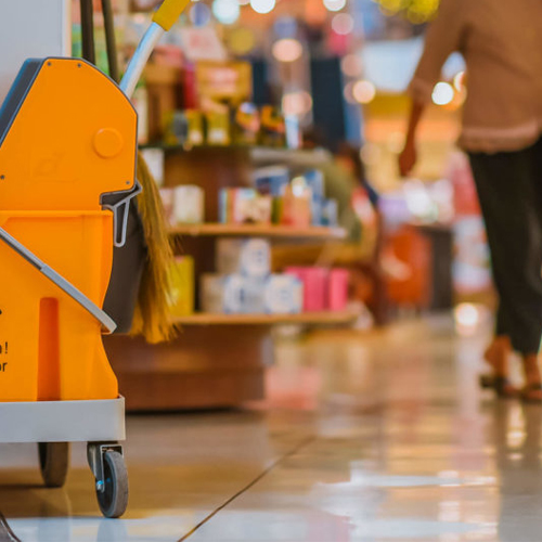 Imagem Produtos para limpeza de Supermercados