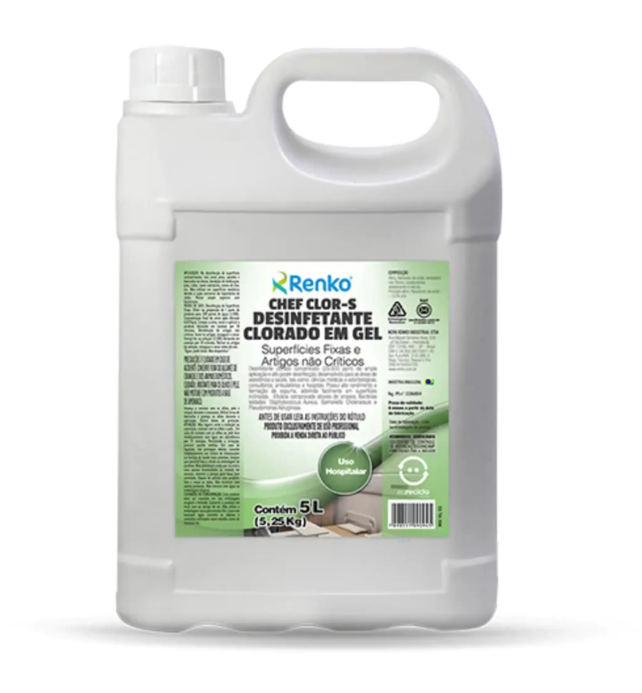 Desinfetante bactericida hospitalar