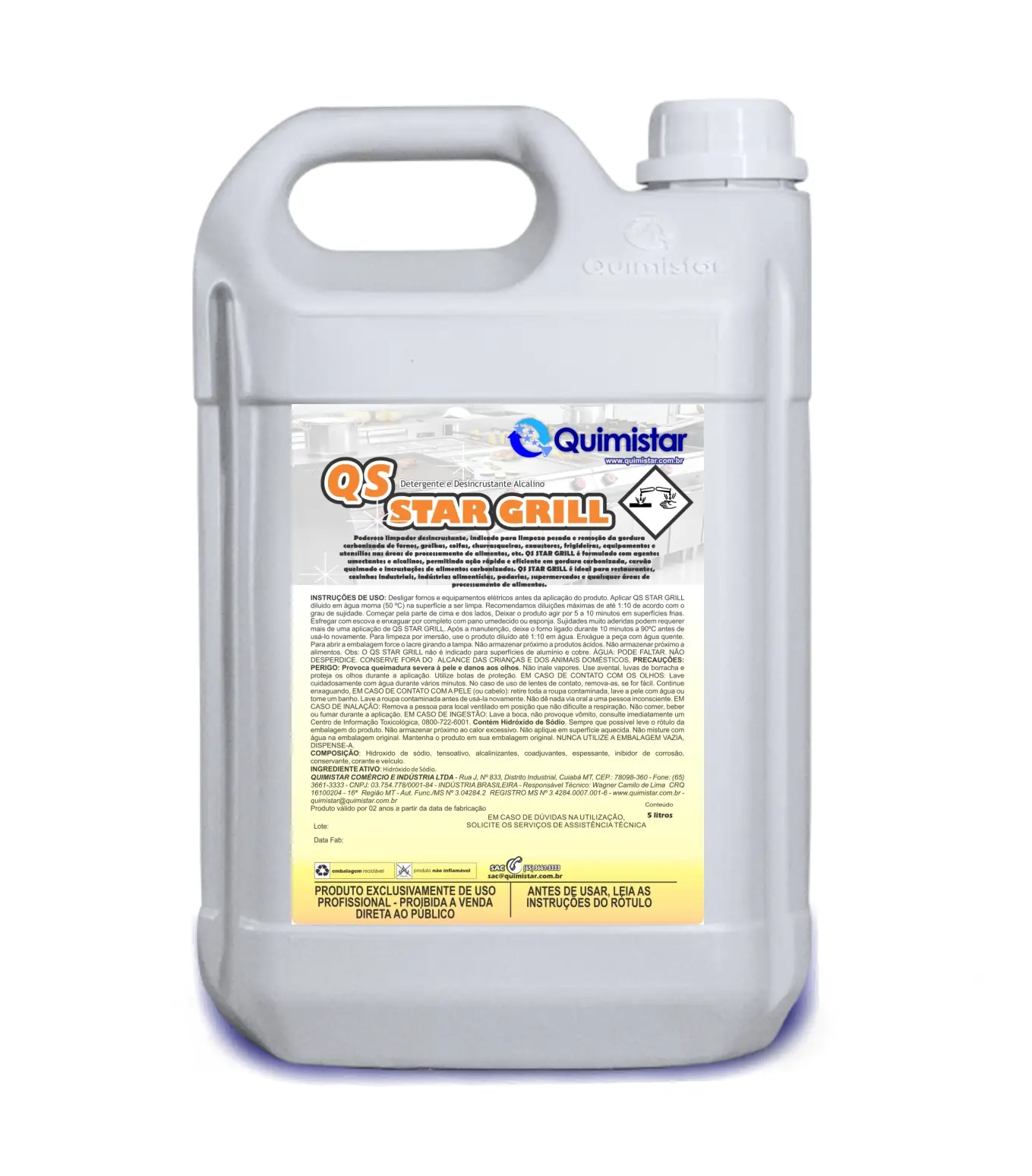 Detergente desincrustante